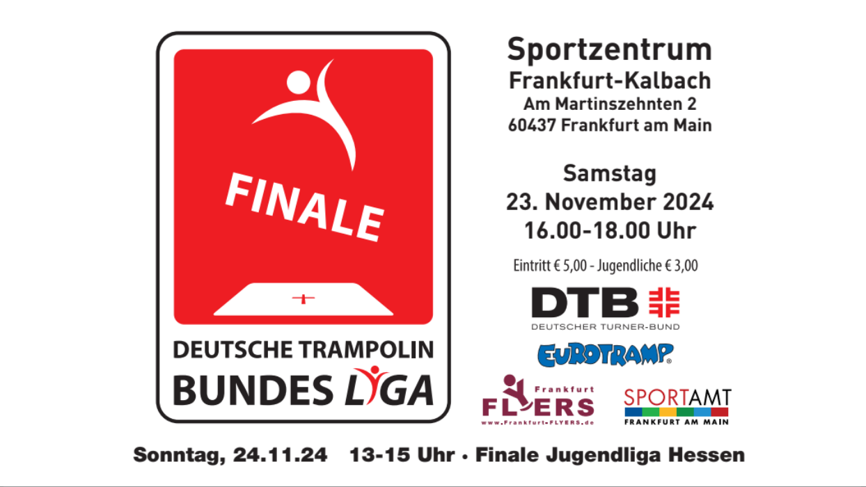 50. Jubiläum der Trampolin Bundesliga im Sportzentrum Frankfurt-Kalbach